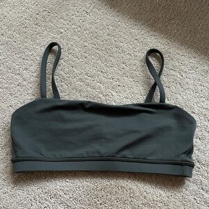 Fleo Olive and Black Strappy Bralette